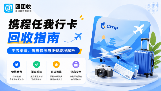 携程任我行卡回收指南：2026年价格参考与操作流程解析