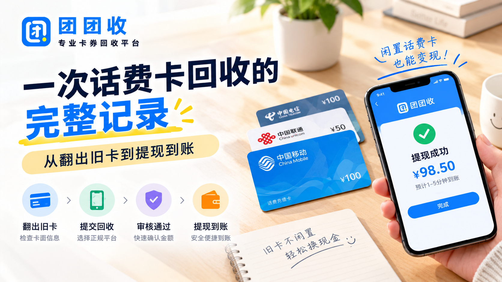 一次话费卡回收的完整记录：从翻出旧卡到提现到账