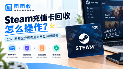 Steam充值卡回收怎么操作？2026年安全变现渠道与常见问题解答