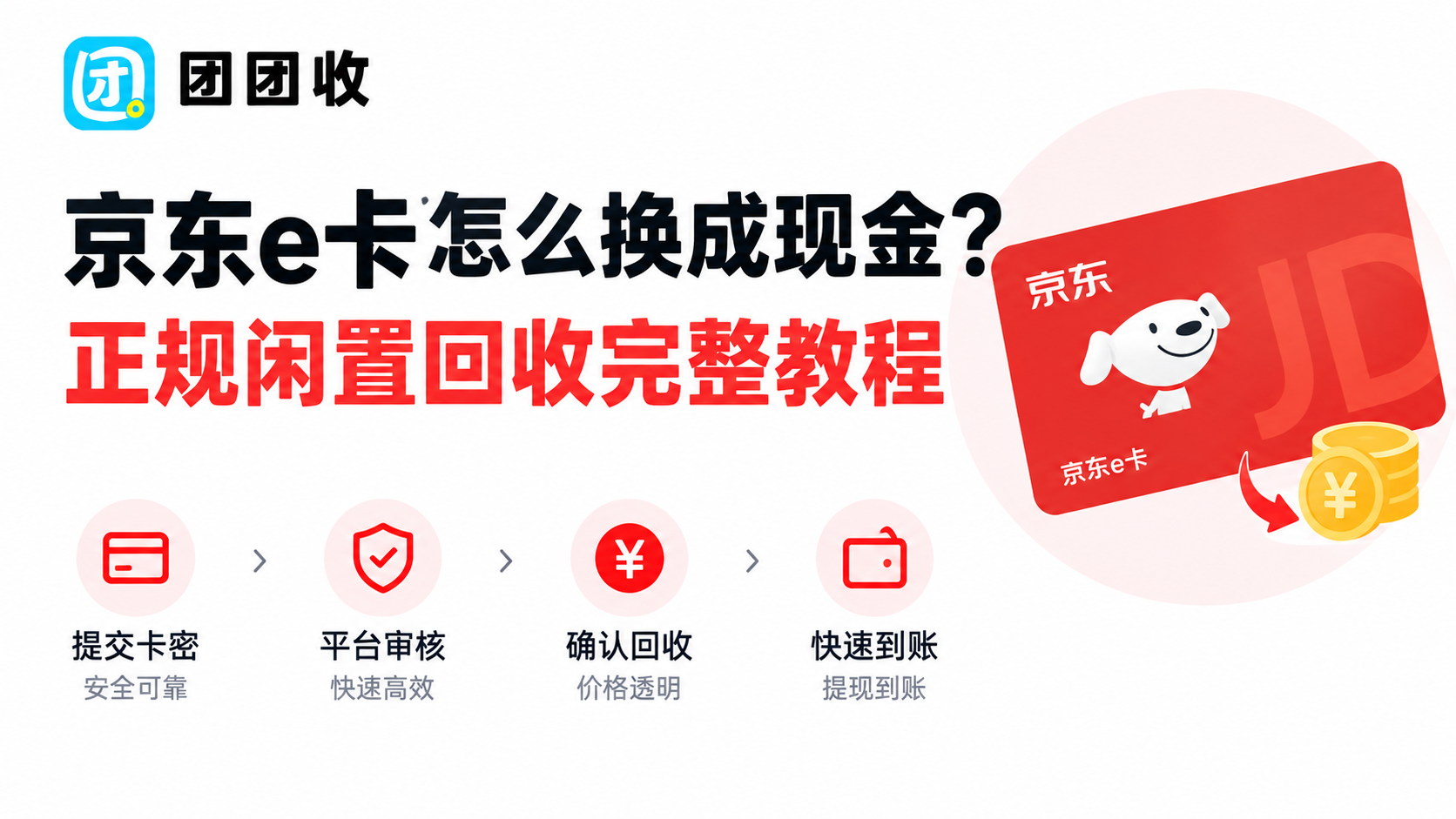 京东e卡怎么换成现金？正规闲置回收完整教程